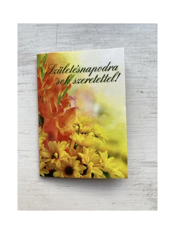 Ragyogtassa rád orcáját az Úr! – Kétoldalas ajándékkísérő kártya csomag – születésnapra