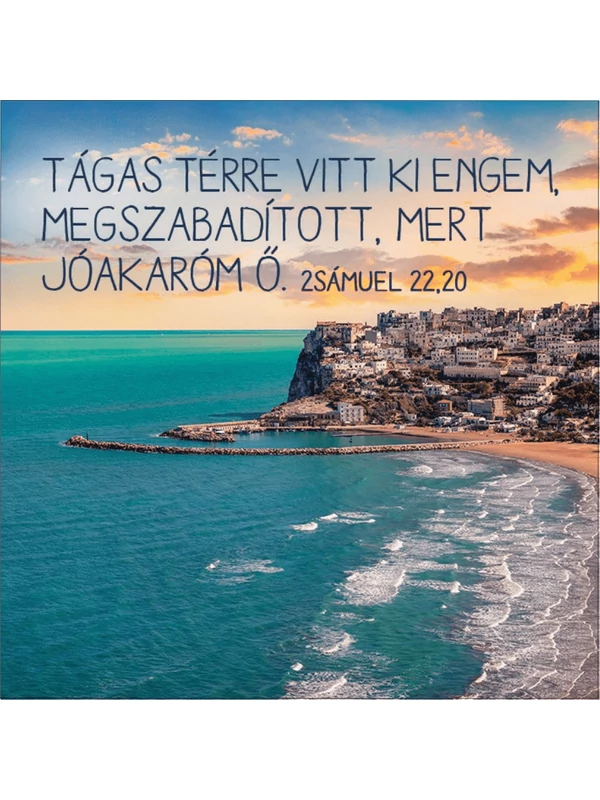 Tágas térre vitt ki engem... – Hűtőmágnes
