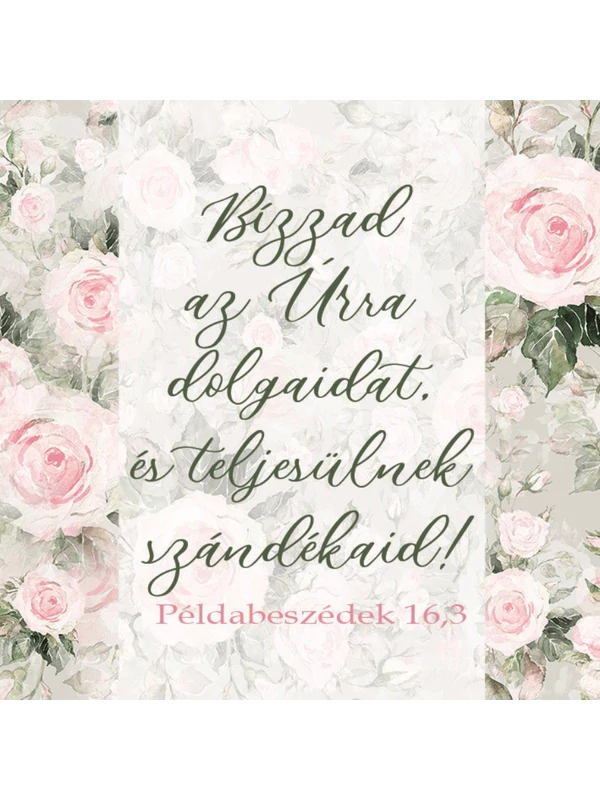 Bízzad az Úrra dolgaidat... – Hűtőmágnes
