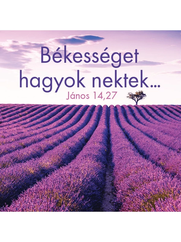 Békességet hagyok nektek... – Hűtőmágnes