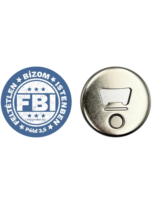 FBI – Hűtőmágnes üvegnyitóval