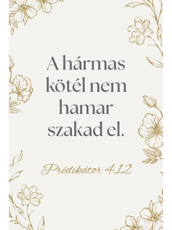 A hármas kötél – minikártya csomag (10 db)