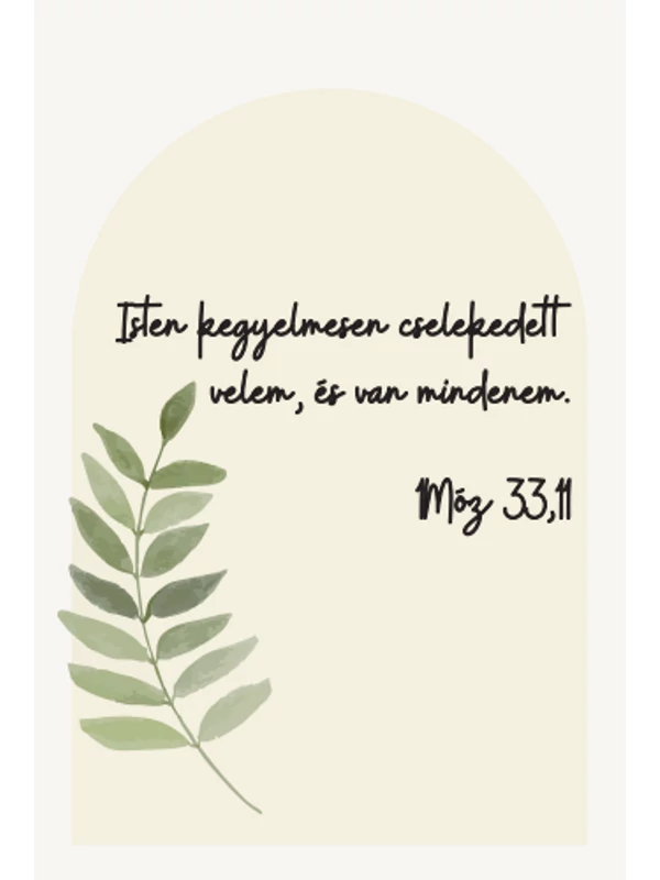 Isten kegyelmesen cselekedett velem – minikártya csomag (10 db)