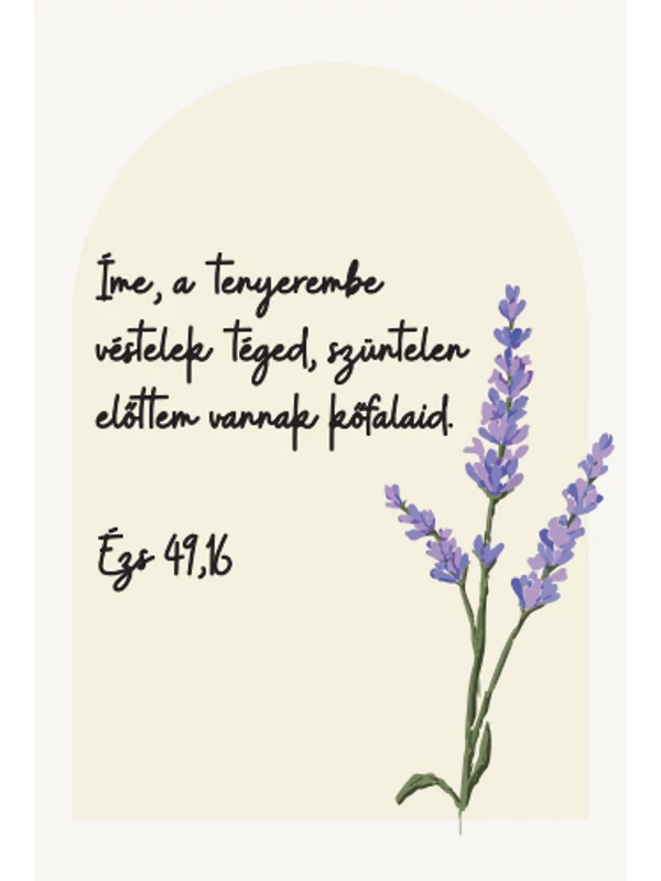 Íme, a tenyerembe véstelek – minikártya csomag (10 db)