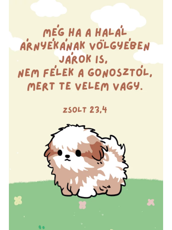 Még ha a halál árnyékának völgyében – minikártya csomag (10 db)