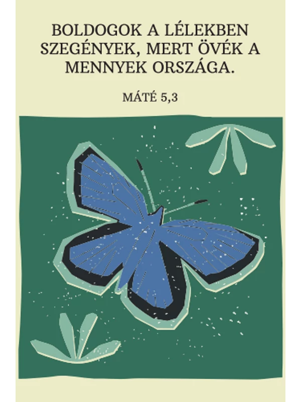 Boldogok a lélekben szegények – minikártya csomag (10 db)