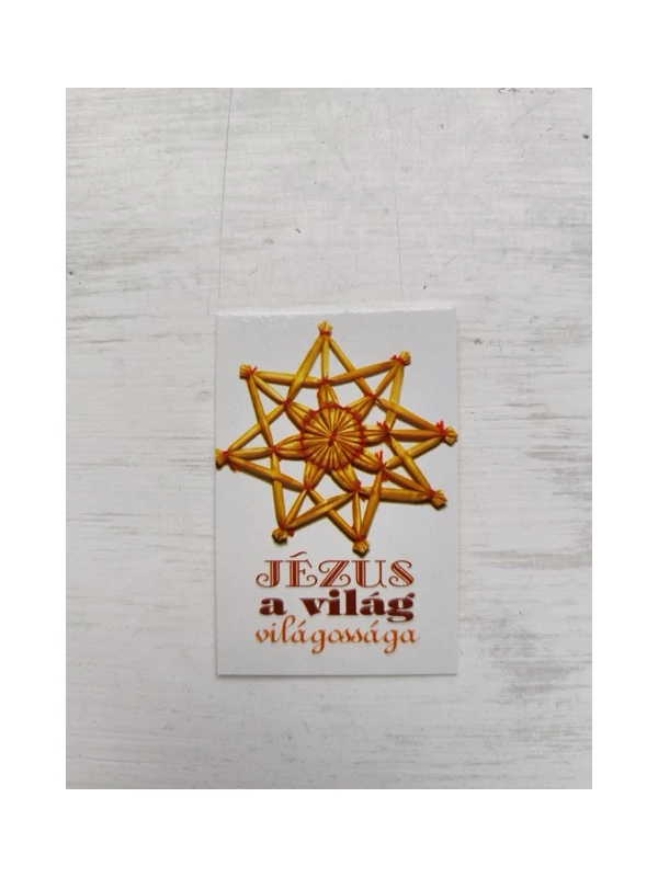 Jézus a világ világossága – Minikártya csomag, karácsonyi