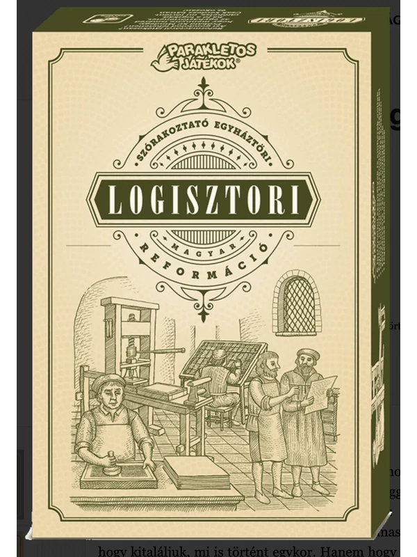 Logisztori 2. – Magyar reformáció – Szórakoztató egyháztöri – Társasjáték