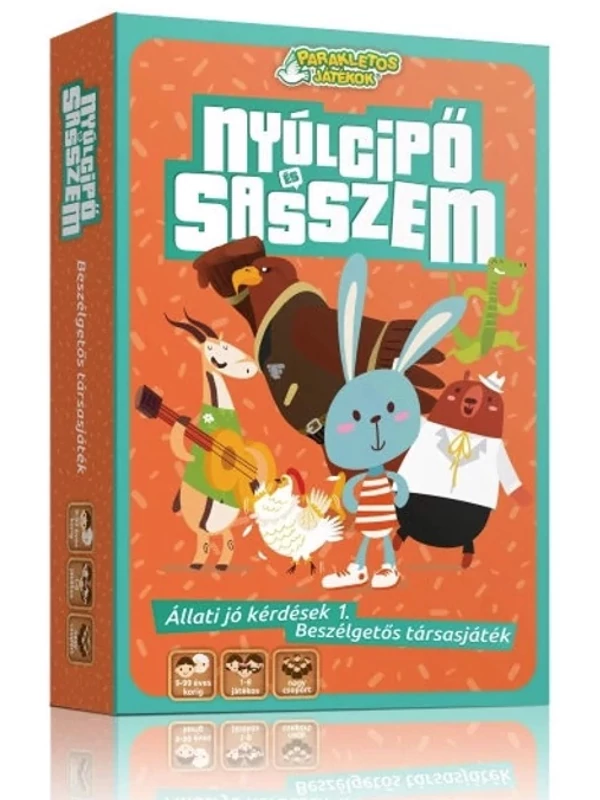 Nyúlcipő és Sasszem! – Beszélgetős társasjáték