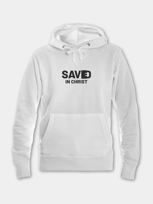 Saved in Christ – női kapucnis pulóver