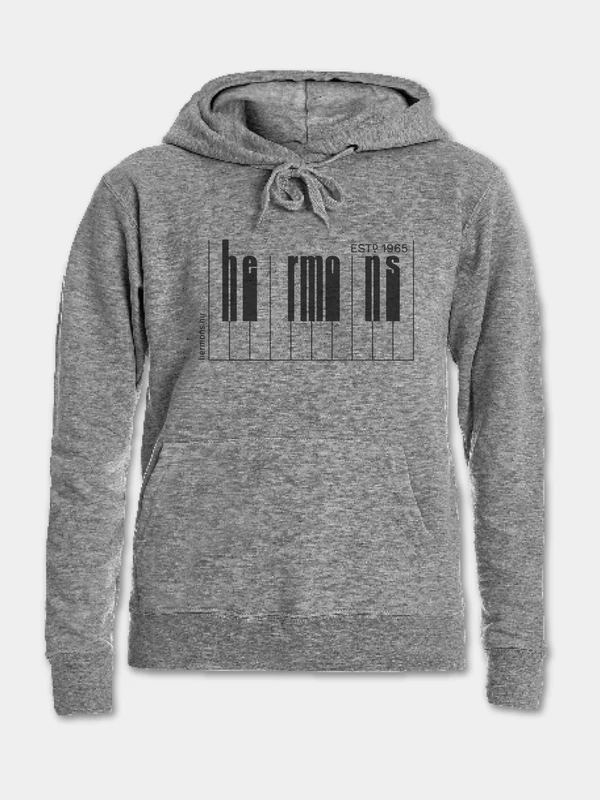 Hermons zongorabillentyű – női kapucnis pulóver