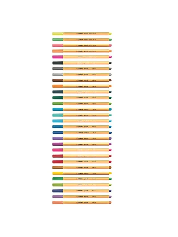 Tűfilc – Stabilo Point 88 – 0,4 mm, 30 db-os készlet
