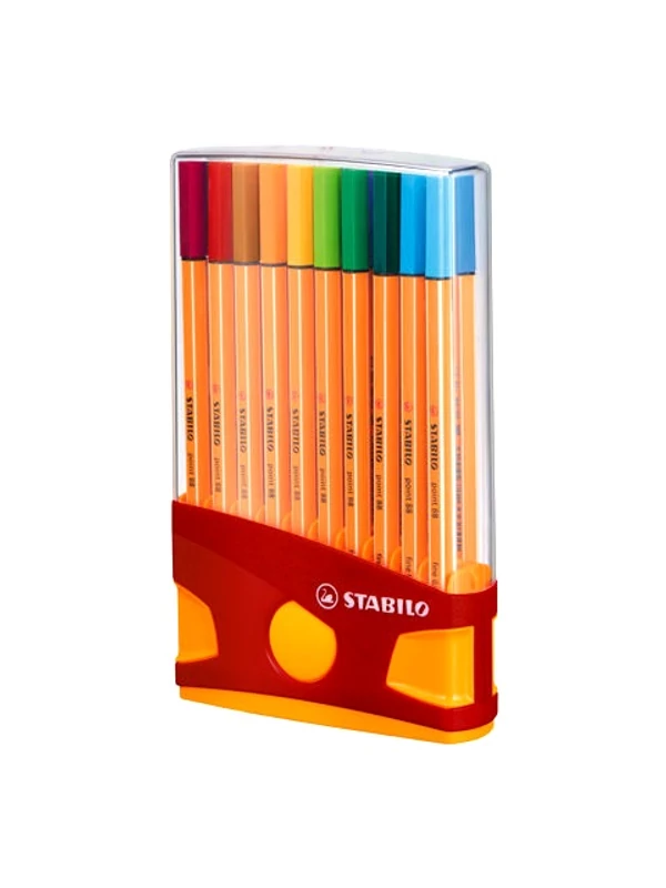Tűfilc – Stabilo Point 88 Colorparade – 0,4 mm, 20 db-os készlet