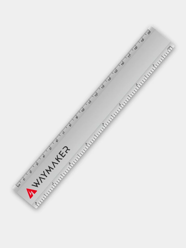 Waymaker – fém vonalzó, 20 cm