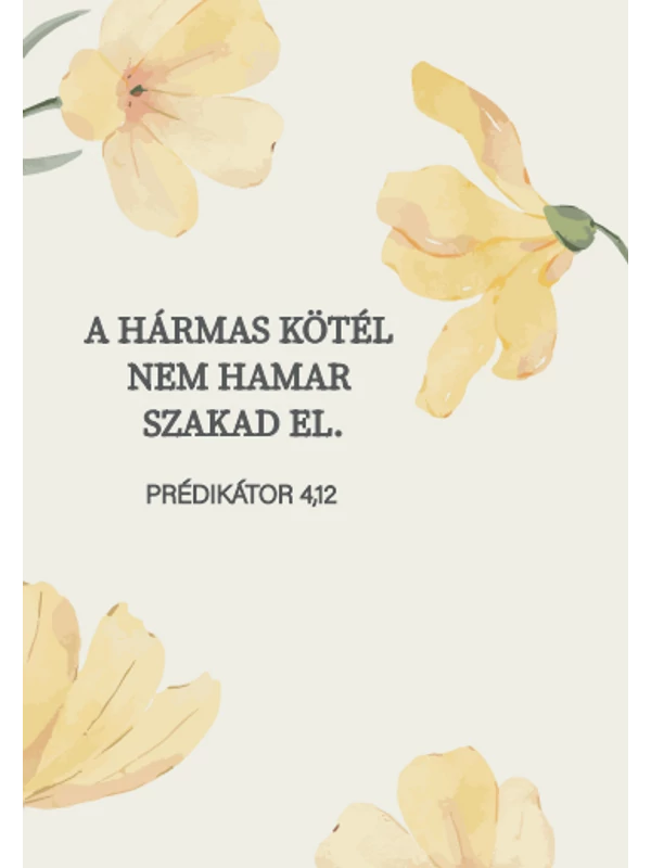 A hármas kötél – képeslap csomag (10 db)