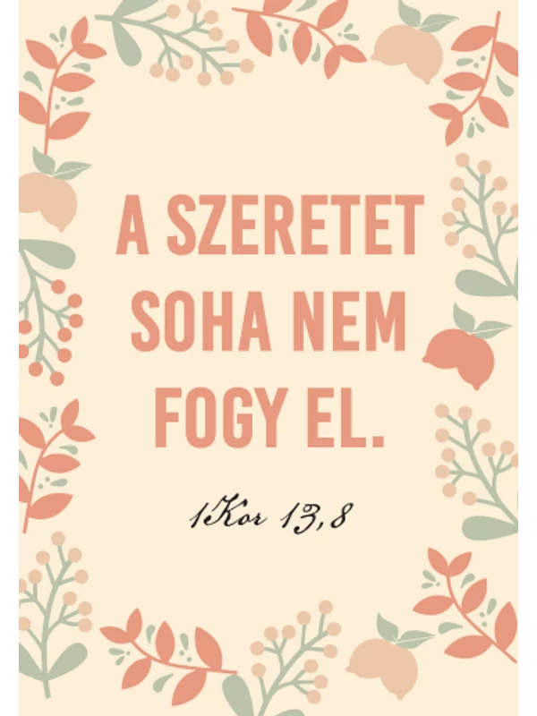 A szeretet soha nem fogy el – képeslap csomag (10 db)