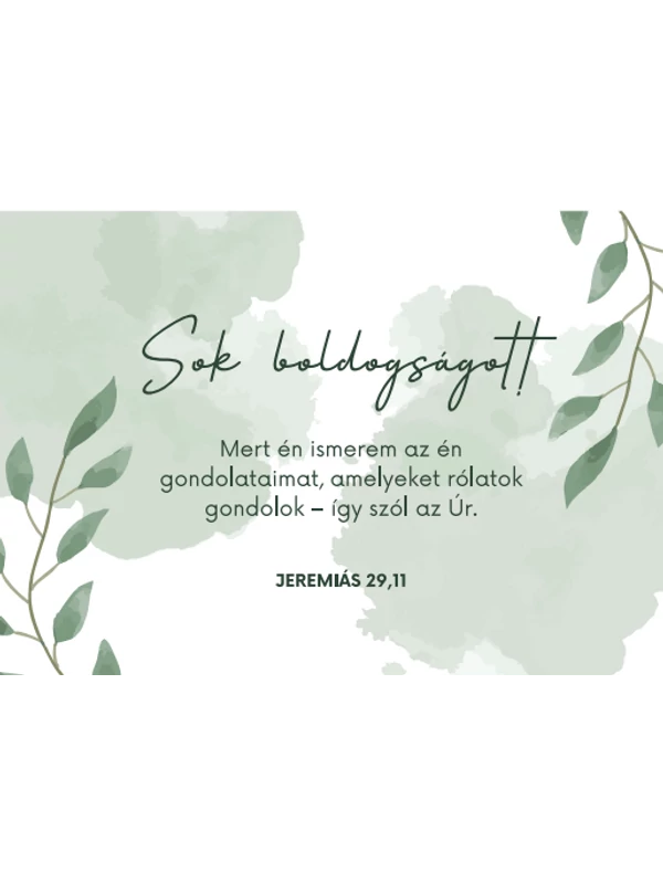 Mert én ismerem az én gondolataimat – képeslap csomag (10 db) – esküvő