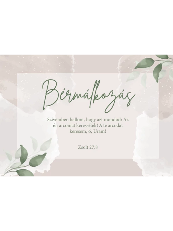 Szívemben hallom – képeslap csomag (10 db) – bérmálkozás