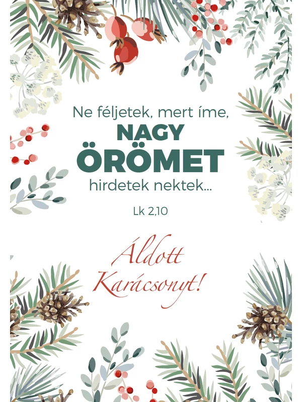 Ne féljetek... – Karácsonyi képeslap csomag