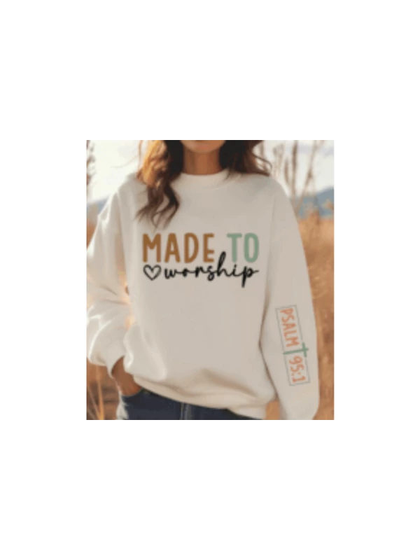 Made To Worship – uniszex kereknyakú pulóver