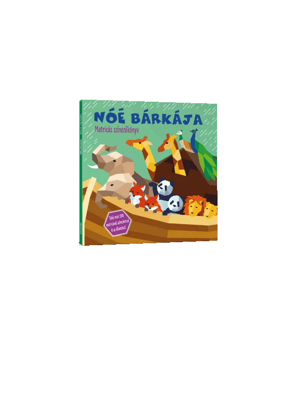 Noé bárkája matricás szinezőkönyv