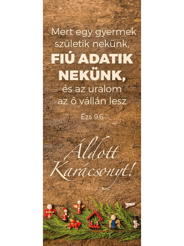 Mert egy gyermek születik nekünk... – Karácsonyi könyvjelző csomag