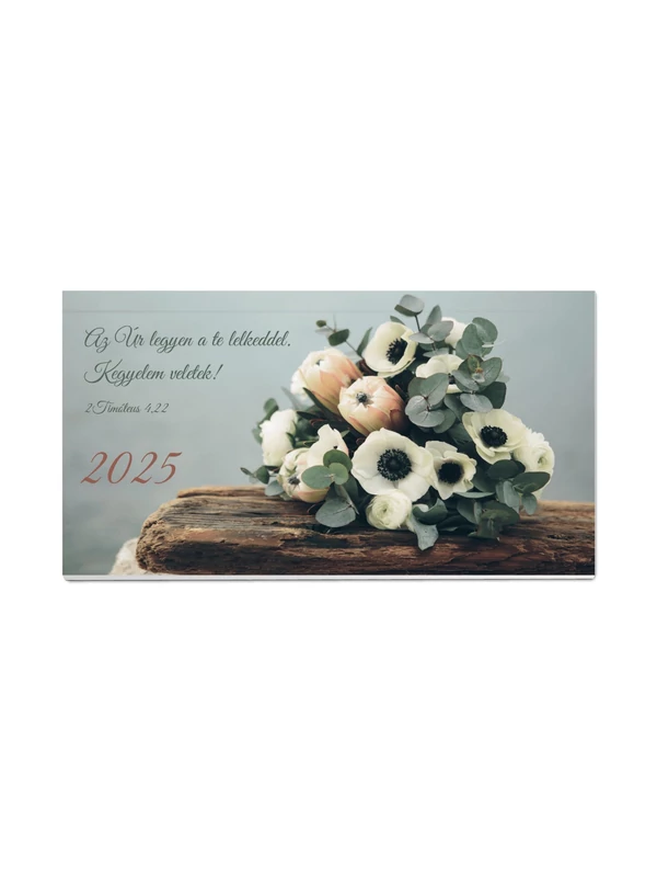 Zsebnaptár 2025 – virág
