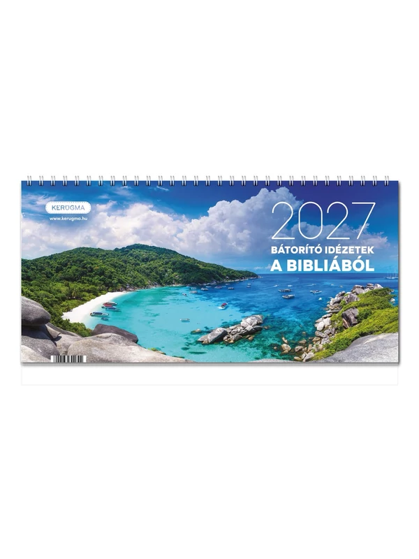 2027 Asztali naptár, nagy – Bátorító idézetek a Bibliából