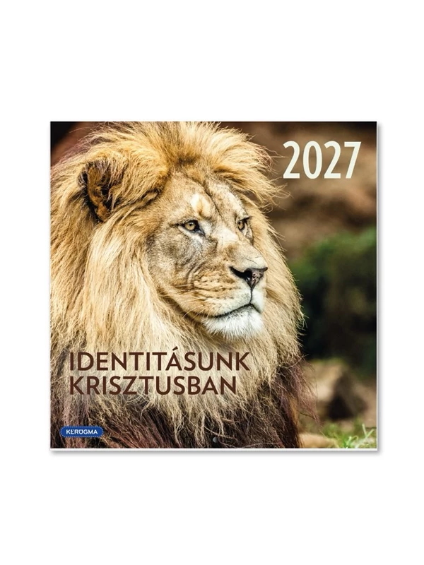 2027 Falinaptár – kis négyzetes, tűzött, állatos – Identitásunk Krisztusan