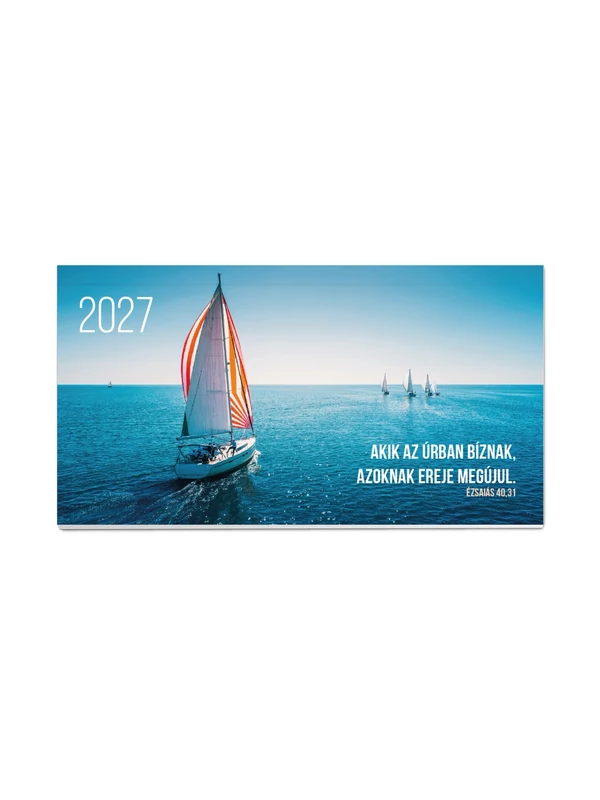 2027 Zsebnaptár – vitorlás
