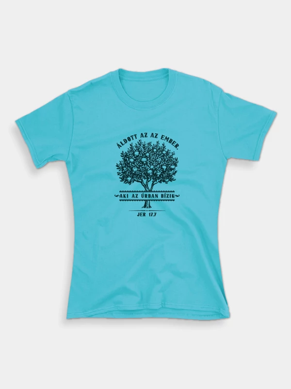 Áldott, aki az Úrban bízik – női póló