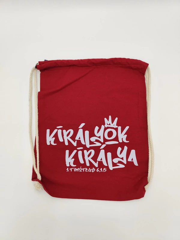 Királyok Királya – tornazsák – nyomathibás