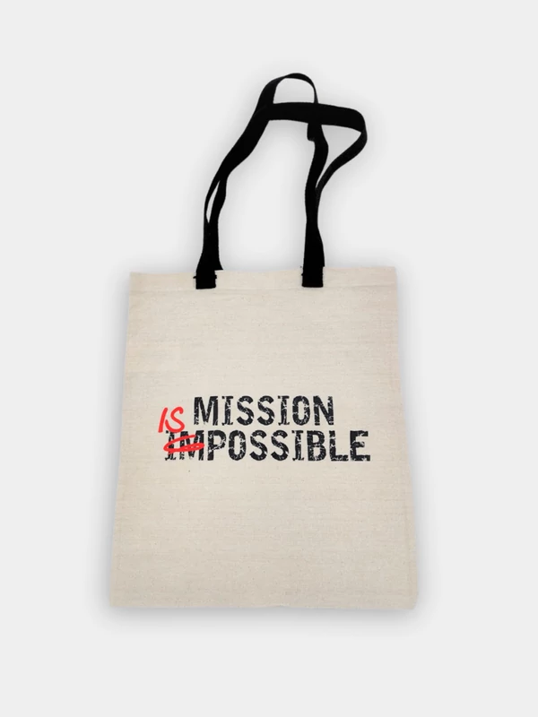 MISSION IS POSSIBLE – vászontáska