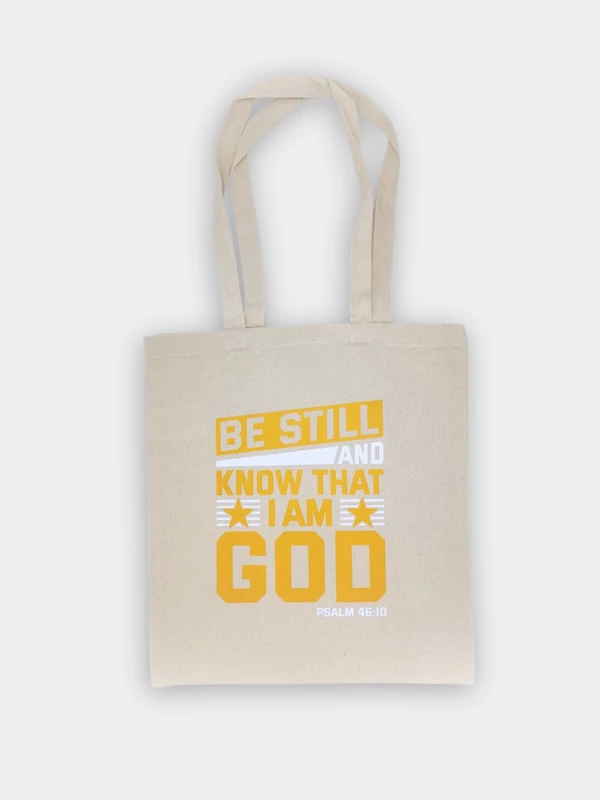 Be still and know – vászontáska