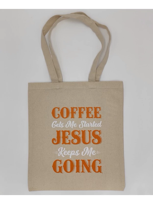 Coffee gets me started – vászontáska