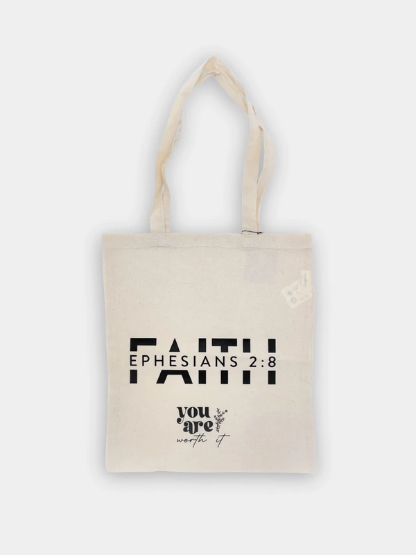 Faith. You are worth it – vékony vászontáska