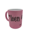 Kép 1/3 - Bögre – „Igen & Ámen” – rózsaszín glitteres