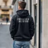 Kép 2/3 - I Identify As A Child Of God – Uniszex kapucnis pulóver, fekete – M-es méret