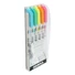 Kép 3/3 - Szövegkiemelő, kétvégű – Zebra Mildliner fluorescent 1,4-4,0 mm – 5db/készlet