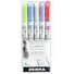 Kép 1/3 - Szövegkiemelő, kétvégű – Zebra Mildliner Cool & Refined, 1,0-3,5 mm – 5 db/készlet