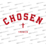 Kép 4/4 - „Chosen” – keresztminta – női póló – 5 színben