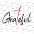 Kép 3/4 - „Grateful” – női póló – 2 színben
