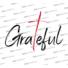 Kép 3/3 - „Grateful” – Uniszex póló – 2 színben