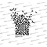 Kép 4/4 - QR-kód – uniszex póló – 2 színben