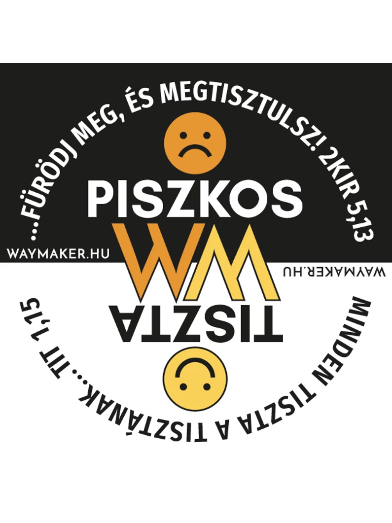 Tiszta/piszkos – Mosogatógép-mágnes