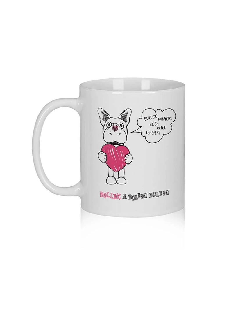 „...minden jó adomány…” – Bolldy, a boldog bulldog – bögre