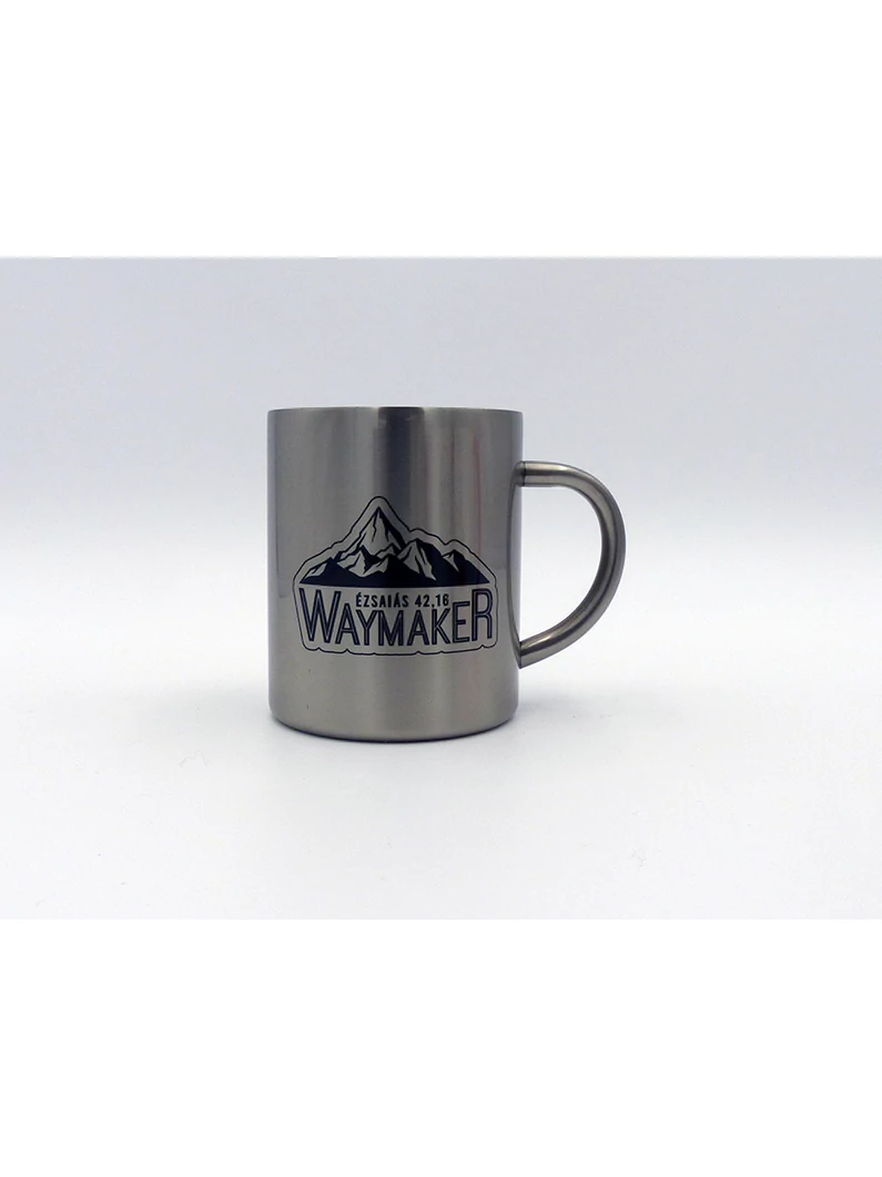 Ézsaiás 42,16 – Waymaker – hegy – fémbögre, középméretű