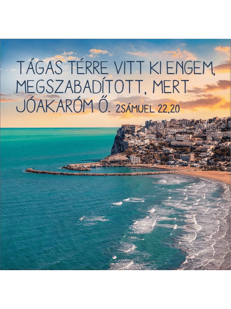 Tágas térre vitt ki engem... – Hűtőmágnes