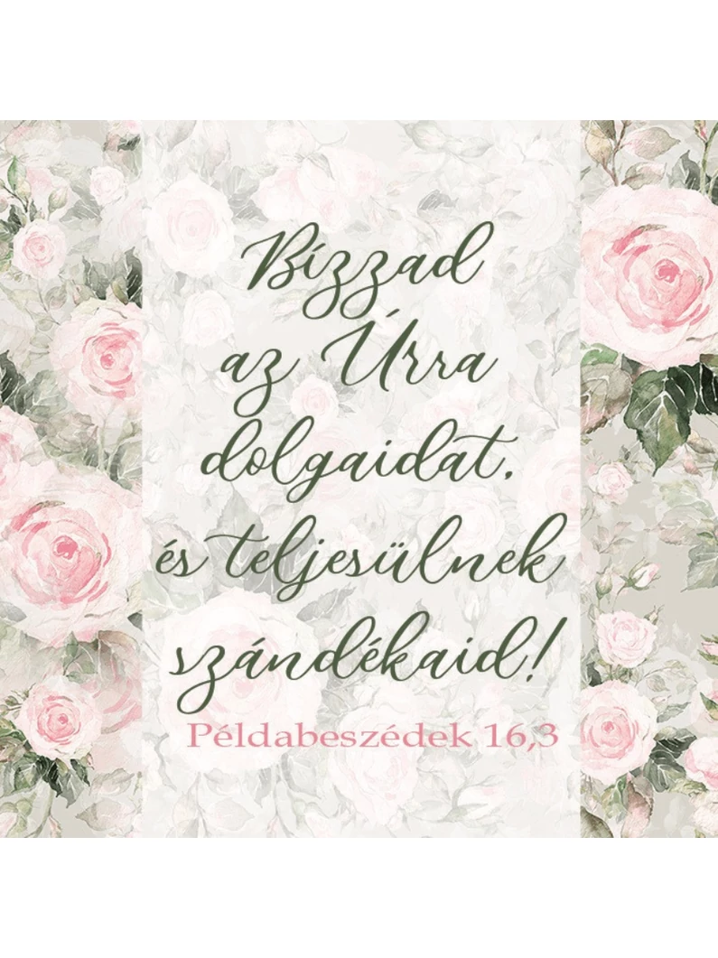 Bízzad az Úrra dolgaidat... – Hűtőmágnes