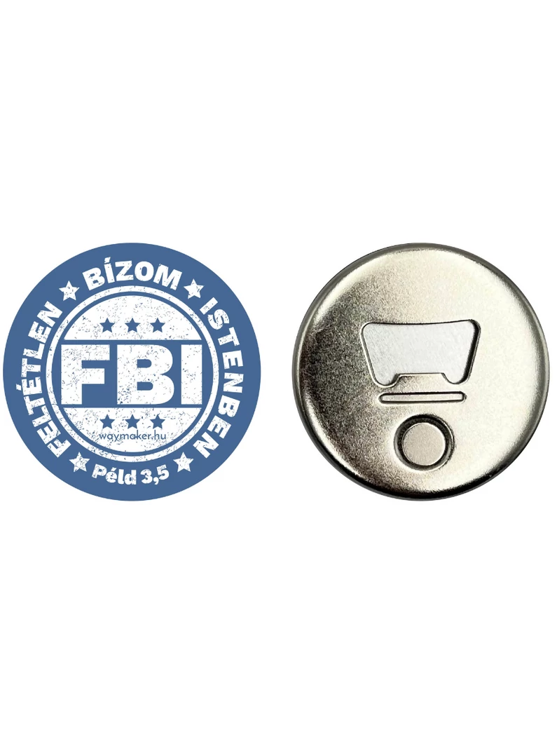 FBI – Hűtőmágnes üvegnyitóval